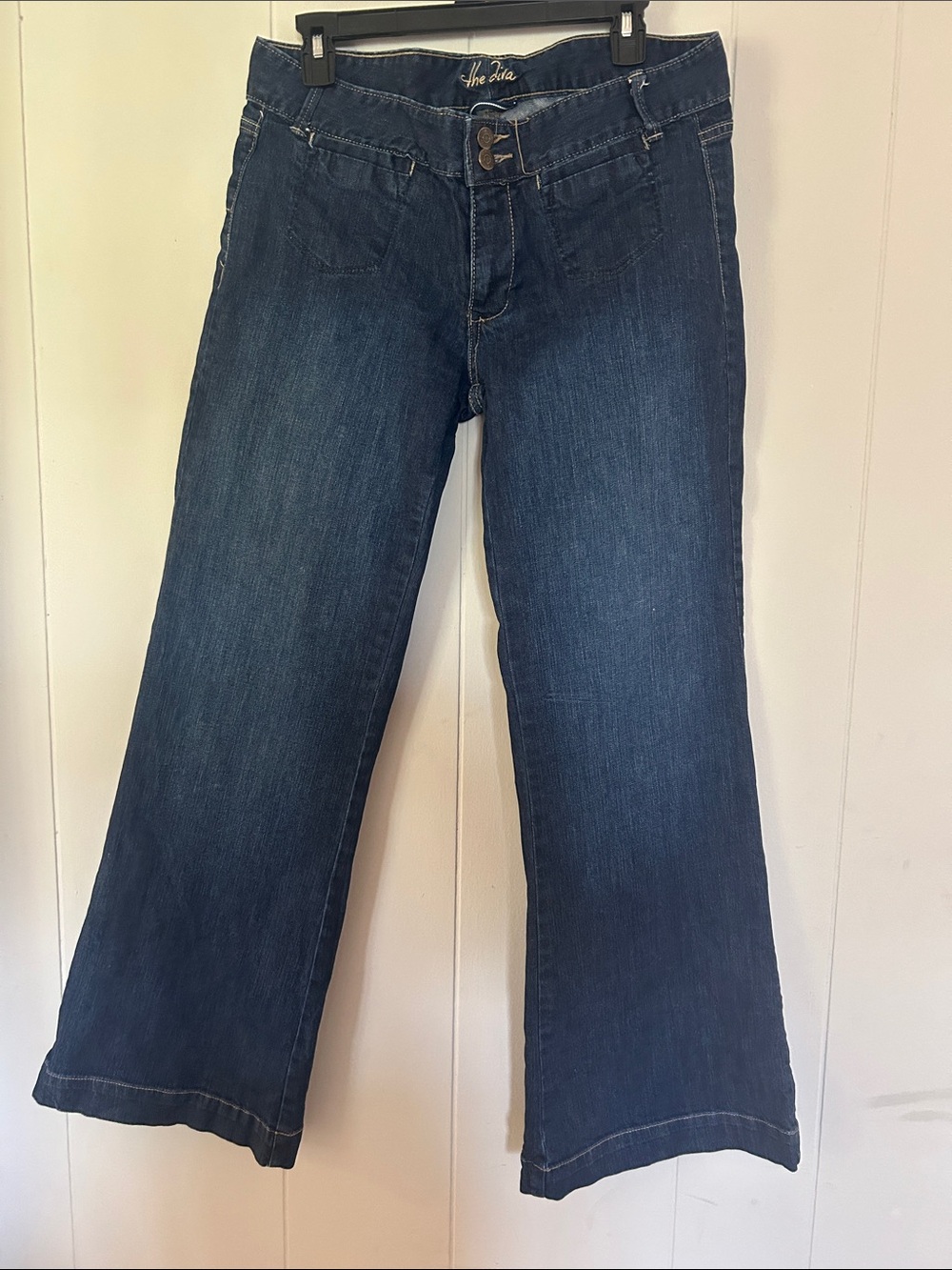 Old Navy Dark Blue Wide Leg Jeans
